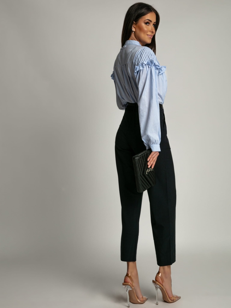 Spodnie eleganckie granatowe PREMIUM