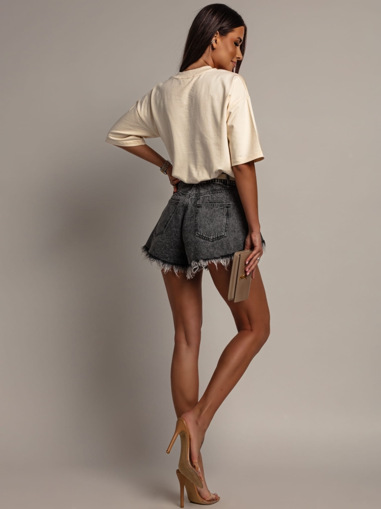 T-shirt custom american ecru PREMIUM Polska produkcja