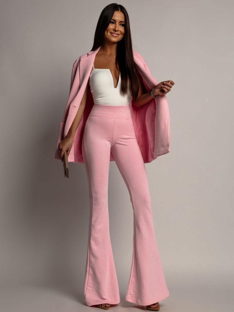 Marynarka oversize jasny róż PREMIUM Polska produkcja