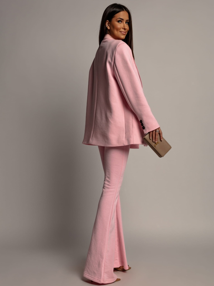 Marynarka oversize jasny róż PREMIUM Polska produkcja