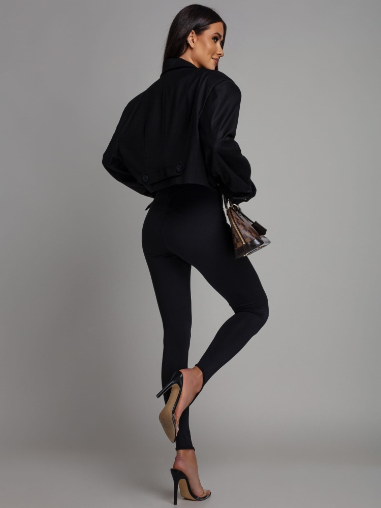 Leginsy czarne na palec Polska produkcja PREMIUM