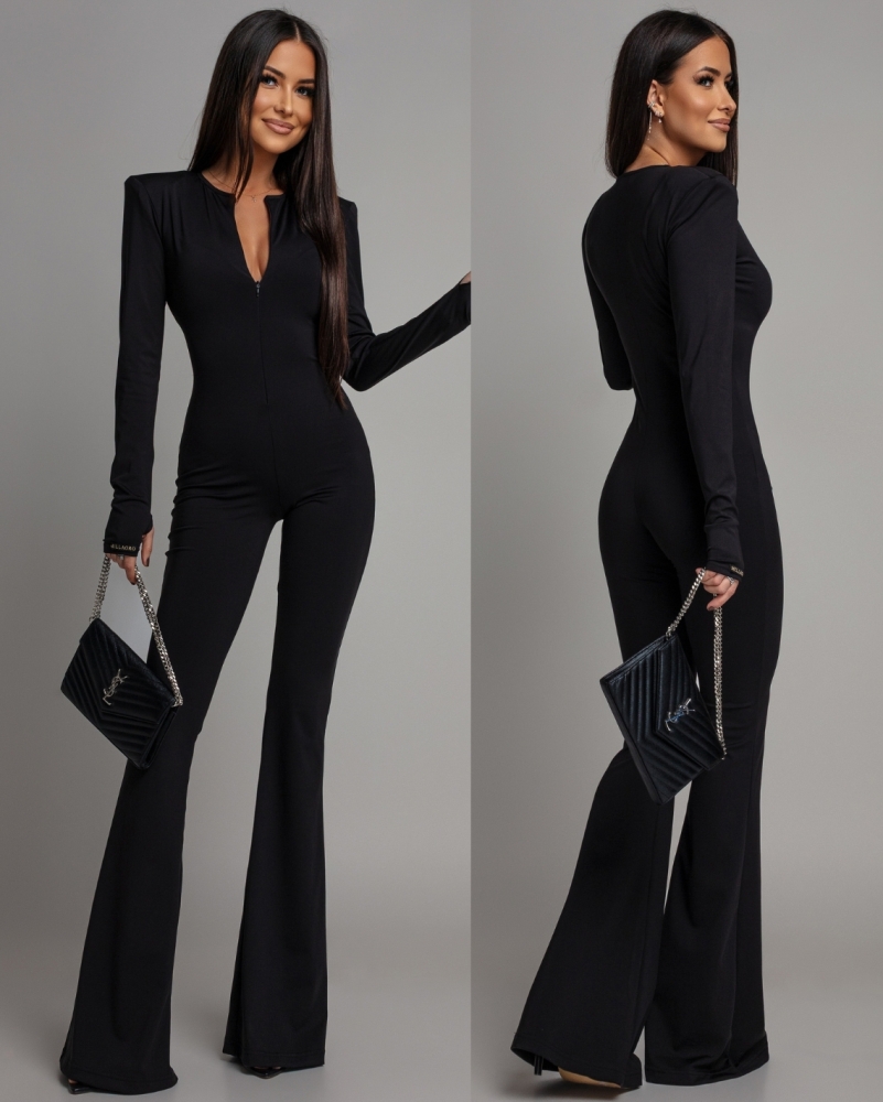 Kombinezon klasyczny modelujący czarny PREMIUM Polska produkcja