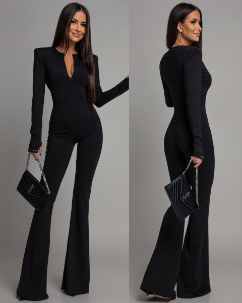 Kombinezon klasyczny modelujący czarny PREMIUM Polska produkcja