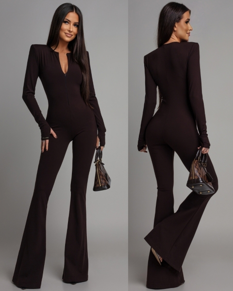 Kombinezon klasyczny modelujący czekoladowy PREMIUM Polska produkcja