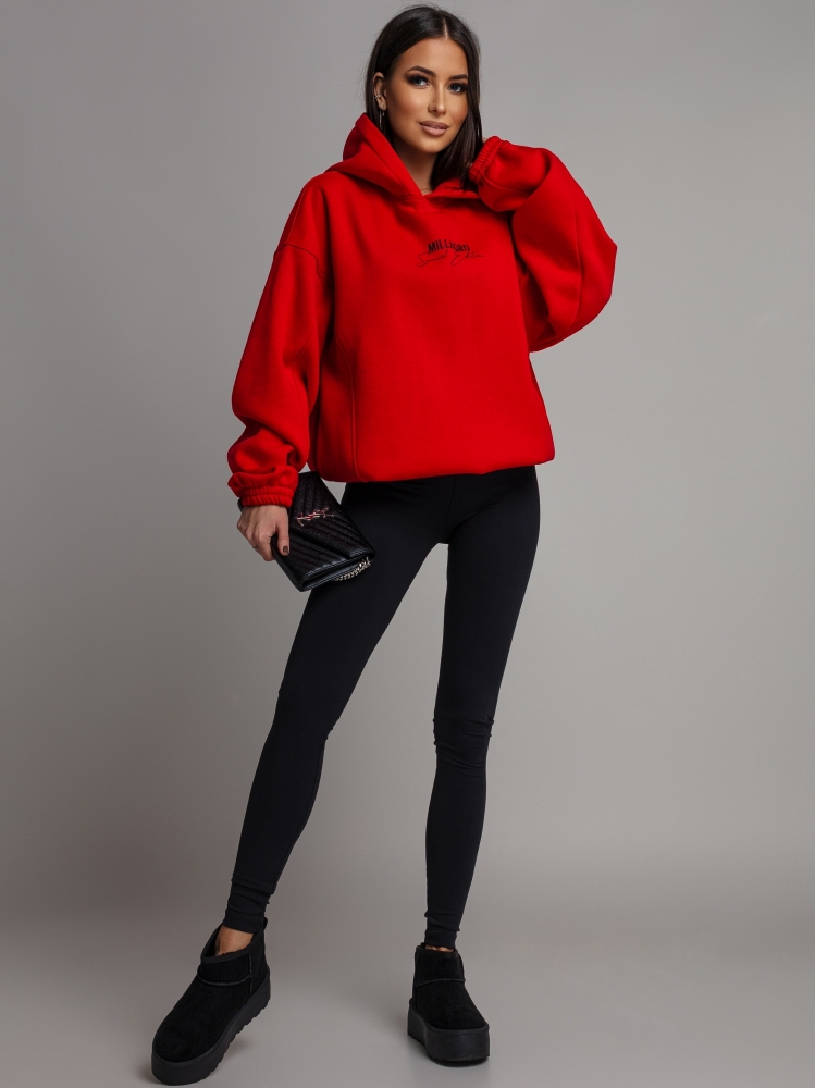 Bluza oversize special edition czerwona PREMIUM Polska Produkcja