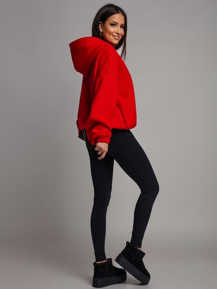 Bluza oversize special edition czerwona PREMIUM Polska Produkcja