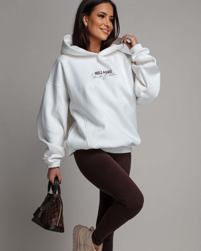 Bluza oversize special edition biała PREMIUM Polska Produkcja