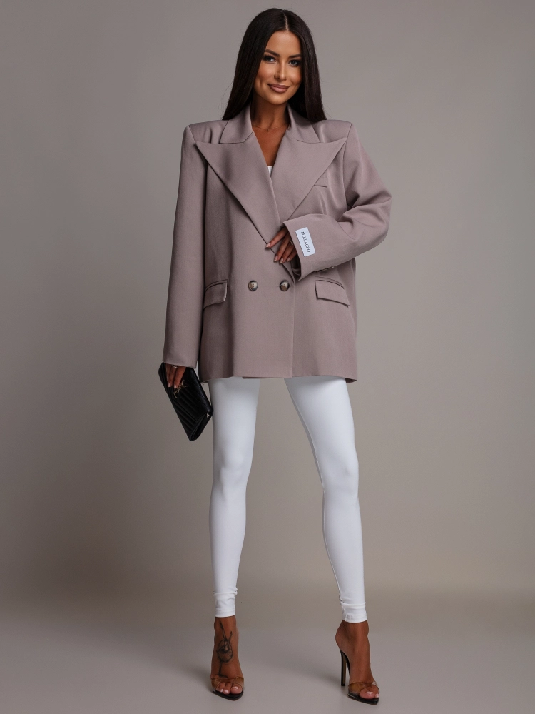 Marynarka oversize fango PREMIUM Polska produkcja