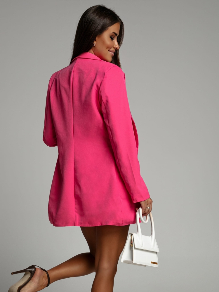 Komplet elegancki marynarka oraz spodenki różowy PREMIUM